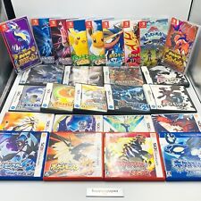 Nintendo Switch 3DS DS Pokemon Video Games Series 26 Type Japanese Ver. w/Case for sale  Shipping to South Africa