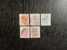 Usado, Conjunto antigo de selos estaduais livres de laranja usados, final dos anos 1800, não perca comprar usado  Enviando para Brazil