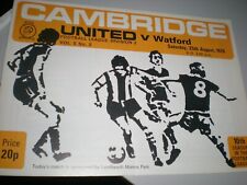 Cambridge united watford for sale  NUNEATON