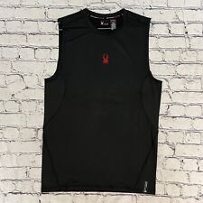 Camisa masculina Spyder Active Pro Web preta regata sem mangas tamanho grande comprar usado  Enviando para Brazil