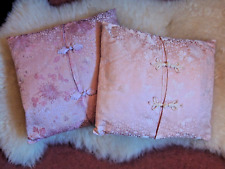 Pair pink square for sale  Shipping to Ireland