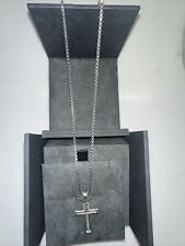 mens black diamond necklace for sale  Howell