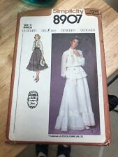 Vtg simplicity 8907 for sale  Russell