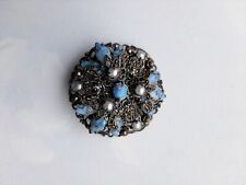 Czech brooch blue for sale  Ireland