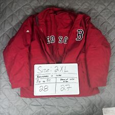Majestic Boston Red Sox 2 in 1 Jacket 2XL Red MLB Baseball Dugout Fenway Puffer for sale  Shipping to South Africa