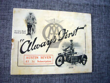 Austin seven membership for sale  SEVENOAKS