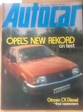 Autocar magazine 1978 for sale  DERBY