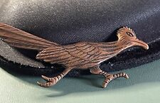 Vintage Figural Animal Copper Road Runner Roadrunner Bird Brooch Pin for sale  Shipping to South Africa
