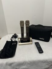 Magic Sing ET18K Portable Karaoke System Wireless 2 Mics, Remote And 5 Chips for sale  Shipping to South Africa