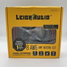 LEIGESAUDIO 8 Gauge Subwoofer Wiring Kit Ture 8 AWG Amplifier Installation, used for sale  Shipping to South Africa