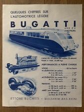 Bugatti train original for sale  NORWICH