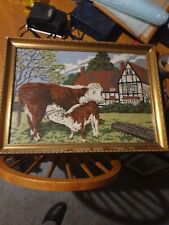 Cow calf framed for sale  KING'S LYNN