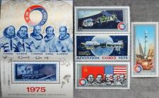 ZWIĄZEK RADZIECKI ROSJA 1975 4371-74 Blok 105 Apollo - Sojuz Space Flight Kosmiczny Podróż kosmiczna, używany na sprzedaż  Wysyłka do Poland