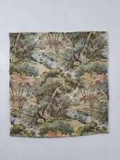 Vintage French Verdure River Scene Wall Hanging Tapestry Panel 50x47cm for sale  Shipping to South Africa
