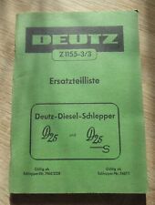 Deutz schlepper d25 gebraucht kaufen  Recke