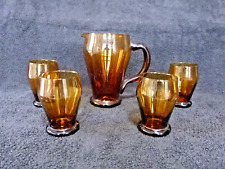 Vintage amber glass for sale  WIGSTON