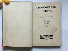 1934 Cromoterapia Oculta de Jacob Bonggren Traducido al ESPAÑOL, usado segunda mano  Embacar hacia Argentina