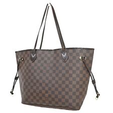 Bolsa de ombro Louis Vuitton Neverfull MM couro Damier Plane BN N51105 77FA404 comprar usado  Enviando para Brazil