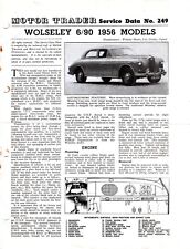 Wolseley saloon 1956 for sale  WARRINGTON