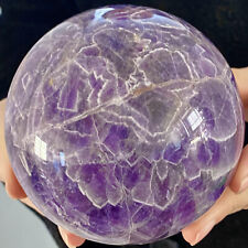 Bola de esfera de cristal de cuarzo amatista natural de sueño de 2,83 lb de curación, usado segunda mano  Embacar hacia Argentina