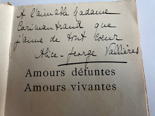 Alice george vallieres d'occasion  Ancy-le-Franc