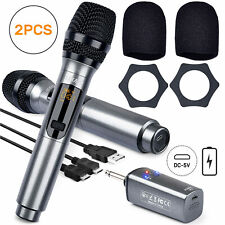 Sistema de micrófono de mano inalámbrico LEKATO UHF receptor recargable karaoke segunda mano  Embacar hacia Argentina