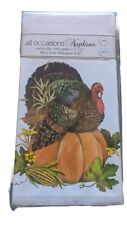 Mary Lake Thompson 4 Cotton Napkins New In Package Thanksgiving Theme (9) for sale  Shipping to South Africa