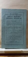Adult baptist choral for sale  NUNEATON