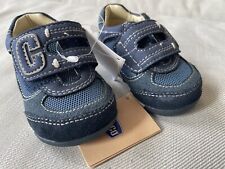 Zapatos de bebé Chicco, talla infantil EE. UU. 3/EU 18, azul marino, primeros caminantes segunda mano  Embacar hacia Argentina