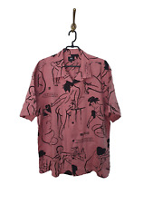 Camisa masculina EDWIN Onsen manga curta algodão rosa tamanho: XXL comprar usado  Enviando para Brazil