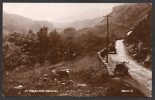 Postal Lledr Valley Conwy Gales automóvil de tres ruedas CC 1367 publicado 1927 RP segunda mano  Embacar hacia Argentina