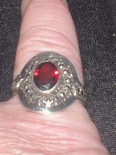 Red garnet ring for sale  Pensacola