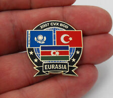 Eurasia Collectors 2007 Colorful Enamel Gold Tone Hat Lapel Tie Tack Pin Back for sale  Shipping to South Africa