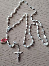 Collana rosario argento usato  Napoli