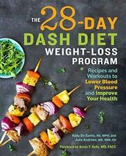 El programa de pérdida de peso de la dieta DASH de 28 días: recetas y entrenamientos para bajar la B - BUENO segunda mano  Embacar hacia Mexico