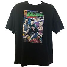 Camiseta gráfica unissex masculina preta desenho animado Bazinga The Big Bang Theory XL Sheldon comprar usado  Enviando para Brazil