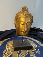 Buddhakopf gold büste gebraucht kaufen  Barsbüttel