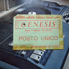 Ticket biglietto genesis usato  Italia