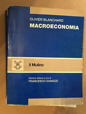 Macroeconomia olivier blanchar usato  Sciacca