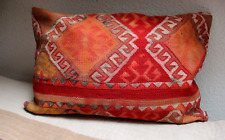 Funda de cojín bereber original Kelim hecha a mano lana 60 x 40 cm colorido segunda mano  Embacar hacia Argentina