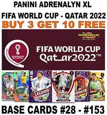 PANINI ADRENALYN XL WORLD CUP QATAR 2022 BASE CARD #28 - #153 for sale  Shipping to Canada