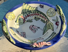 3d painted handmade fish for sale  Groveland