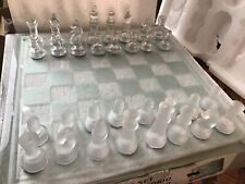 Large glass chess for sale  Shipping to Ireland