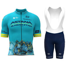Hombres 2024 Astana Equipo de Ciclismo Jersey Babero Corto Ciclismo Culotte Bicicleta Camisetas segunda mano  Embacar hacia Mexico
