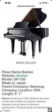 Lindo piano de cauda Steinway HP Ebony Baby com CD e toca-discos, usado comprar usado  Enviando para Brazil