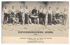 Béisbol: "NY Knickerbocker Nine 1864"; edición de béisbol de la corte; postal Albertype segunda mano  Embacar hacia Mexico