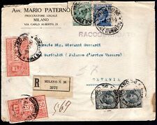 Storia postale 1919 usato  Varano Borghi