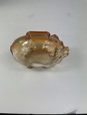 Vintage 1950’s-1960’s Anchor Hocking Marigold Carnival Piggy Bank for sale  Shipping to South Africa