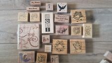 Wooden rubber stamps for sale  MACCLESFIELD