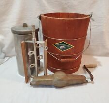 Vintage White Mountain 4 Quart Qt Ice Cream Freezer Maker Hand Crank for sale  Shipping to South Africa